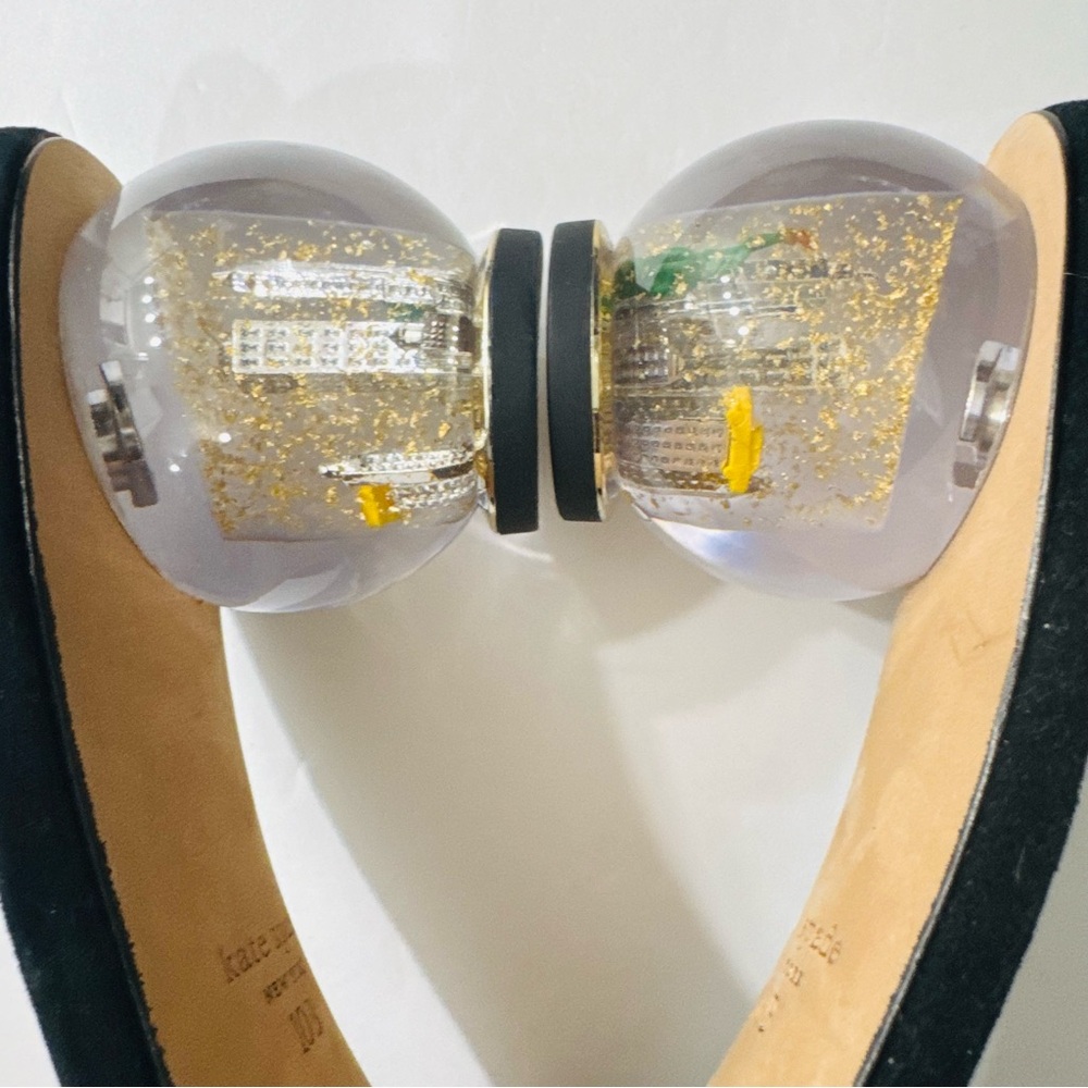 KATE SPADE Polished Slide Suede Sandals Size 10 - Picture 16 of 16